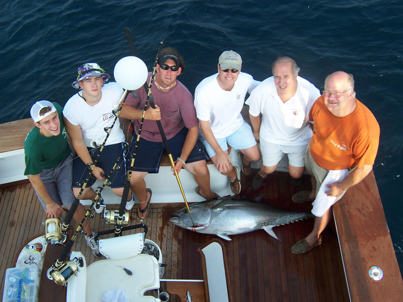 Fishing catch aboard White Lightning