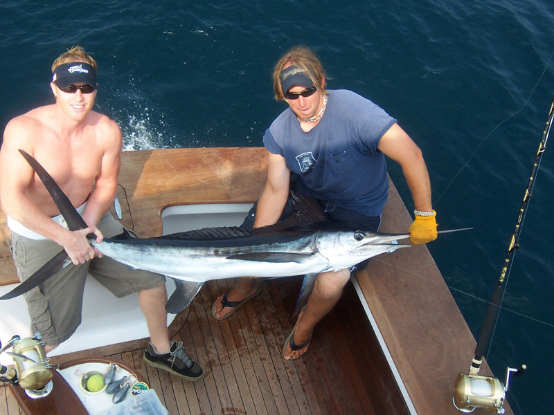 Fishing catch aboard White Lightning