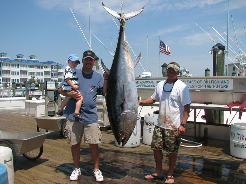 Fishing catch aboard White Lightning