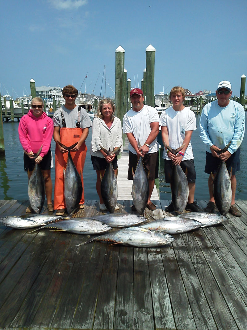 Fishing catch aboard White Lightning
