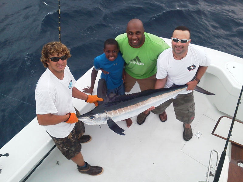 Fishing catch aboard White Lightning
