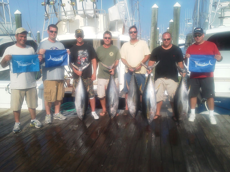 Fishing catch aboard White Lightning