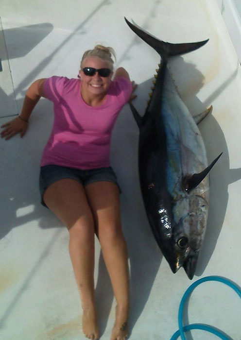 Fishing catch aboard White Lightning