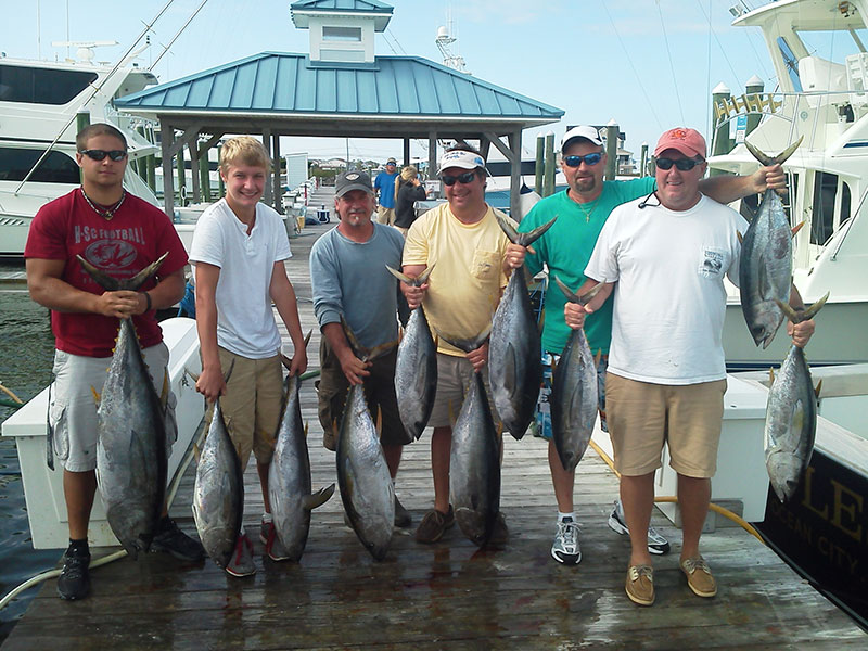 Fishing catch aboard White Lightning