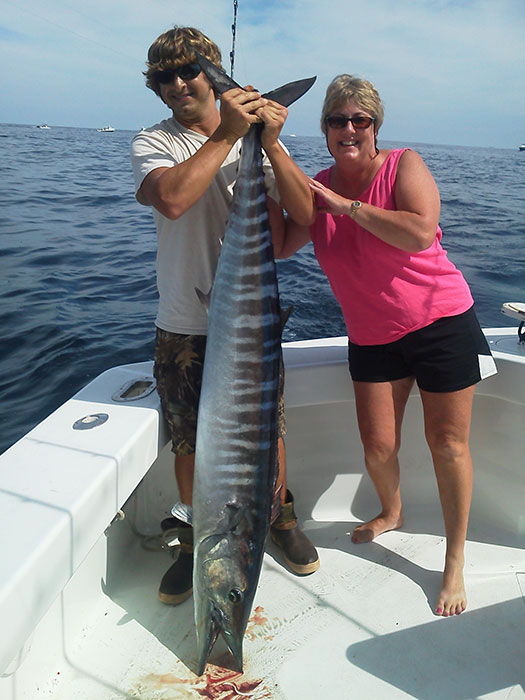 Fishing catch aboard White Lightning